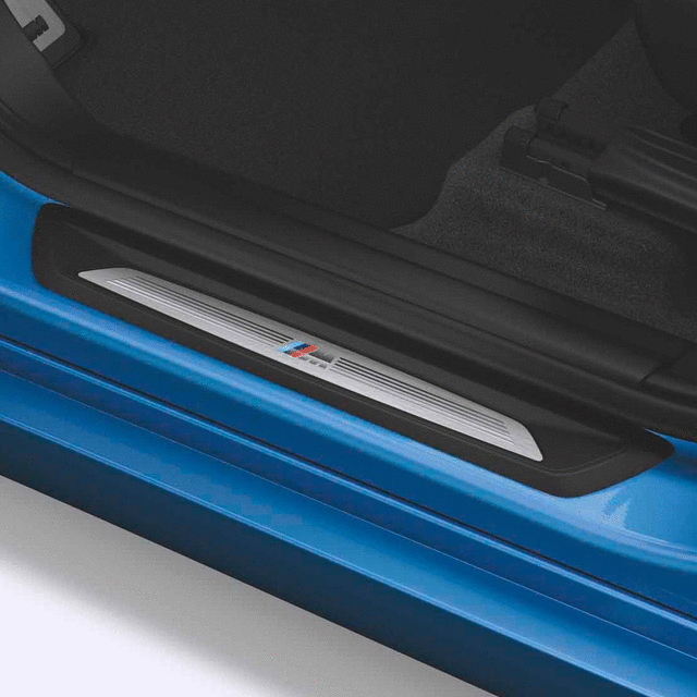 51478051037 - : Scuff Plate for BMW: 320i, 320i xDrive, 328d, 328d xDrive, 328i, 328i GT xDrive, 328i xDrive, 330e, 330i, 330i GT xDrive, 330i xDrive, 335i, 335i GT xDrive, 335i xDrive, 340i, 340i GT xDrive, 340i xDrive, 428i Gran Coupe, 428i xDrive Gran Coupe, 430i Gran Coupe, 430i xDrive Gran Coupe, 435i Gran Coupe, 435i xDrive Gran Coupe, 440i Gran Coupe, 440i xDrive Gran Coupe, ActiveHybrid 3, M3, X2 Image