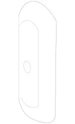 39986650 - Body: Lower Latch Plug for Mercedes-Benz: Metris Image