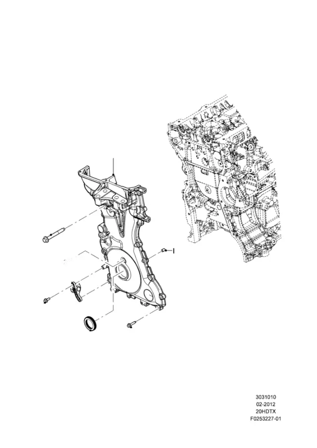 6M8Z6C315AA - Ignition: Engine Crankshaft Position Sensor for Ford Image
