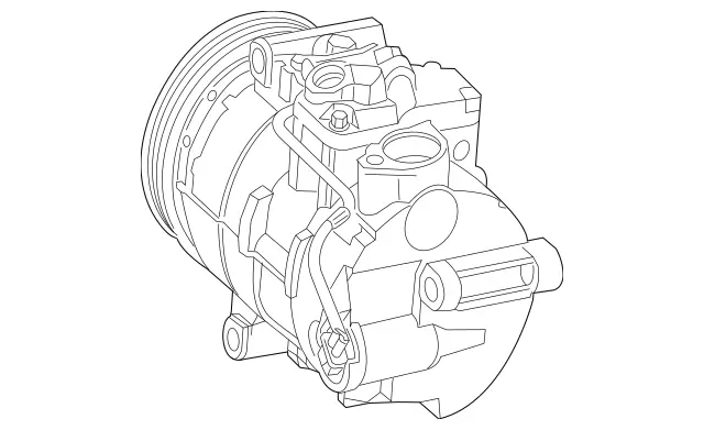 830350288 - HVAC: Compressor for Mercedes-Benz Image