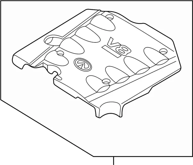 14041CR900 - : Engine Cover for INFINITI: FX45, M45 Image