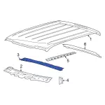 ML3Z1650222A - Body: Roof Bow for Ford: F-150, F-150 Lightning Image