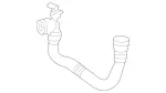 2235007300 - Cooling/Auxiliary Heating: Coolant Hose for Mercedes-Benz: Maybach S580, S580 Image