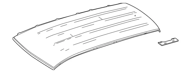 2536500700 - Roof: Paneling, Roof for Mercedes-Benz: GLC300, GLC43 AMG, GLC63 AMG Image image