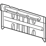 4C3Z2640374AAA - Body: Back Panel for Ford: F-250 Super Duty, F-350 Super Duty, F-450 Super Duty, F-550 Super Duty Image