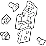 FA1Z5852018AB - Body: Upper Pillar Trim for Lincoln: MKX, Nautilus Image