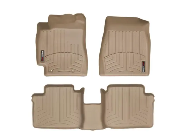 4505112 - : Front &amp; Rear Tan FloorLiner™ DigitalFit® for WeatherTech Image