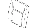 9W1Z5464417CB - Body: Seat Back Cover for Lincoln: Town Car Image