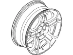 BL3Z1007B - Suspension: Wheel, Alloy for Ford: F-150 Image