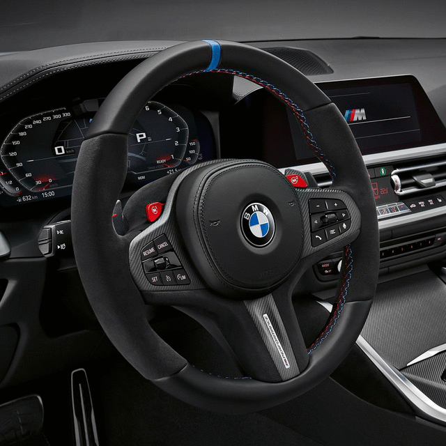 32305A29D29 - Interior: M Performance Steering Wheel - Cover Rear for BMW Image