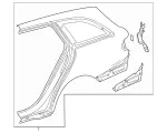 2136307602 - Body: Quarter Panel for Mercedes-Benz Image