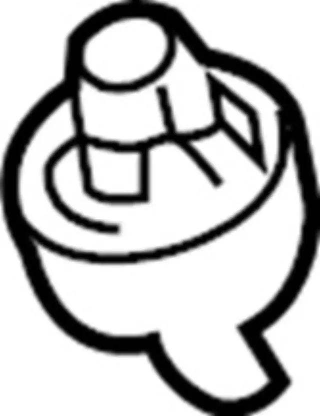 964099DM0B - Body: Sun-visor Holder for INFINITI: JX35, M35h, M37, M56, Q50, Q70, Q70L, QX50, QX60 Image