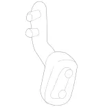 2124903137 - Exhaust System: Suspension, Exh. Gas Line for Mercedes-Benz Image