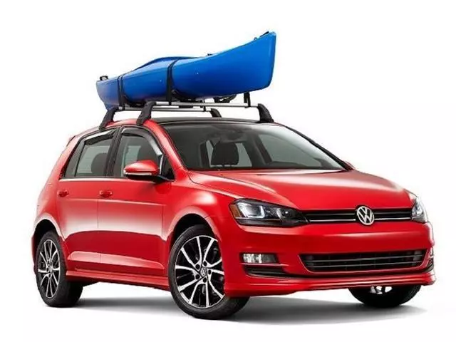 NPN071040 - Hauling: Base Racks And Kayak Holder Attachment for Volkswagen: Golf, GTI Image