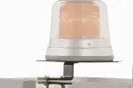 91002 - : Utility Light Bracket; Universal; Black; 10.5 In. Base, Center Mount for Backrack Image