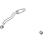 GD9Z5G203B - : 2017-2020 Ford - Front Pipe for Ford: Fusion | Lincoln: Continental, MKZ Image