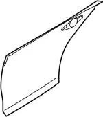 H21534GAMA - Body: Outer Panel for Infiniti Image