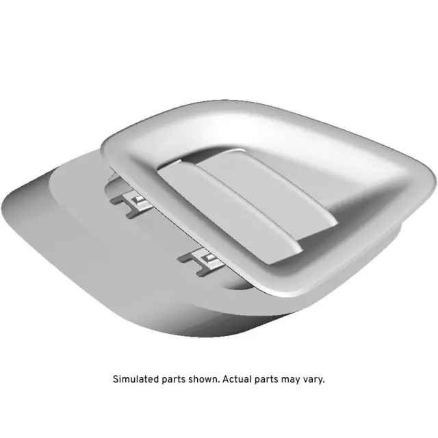 23250051 - : Jet Black Passenger Side Window Defogger Outlet Grille for Chevrolet: Colorado | GMC: Canyon Image