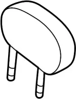 864806SA0B - : Headrest, Outer for Infiniti Image