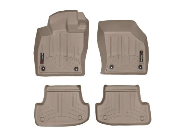 454961455002 - Accessories: Front &amp; Rear Tan FloorLiner™ DigitalFit® for WeatherTech Image
