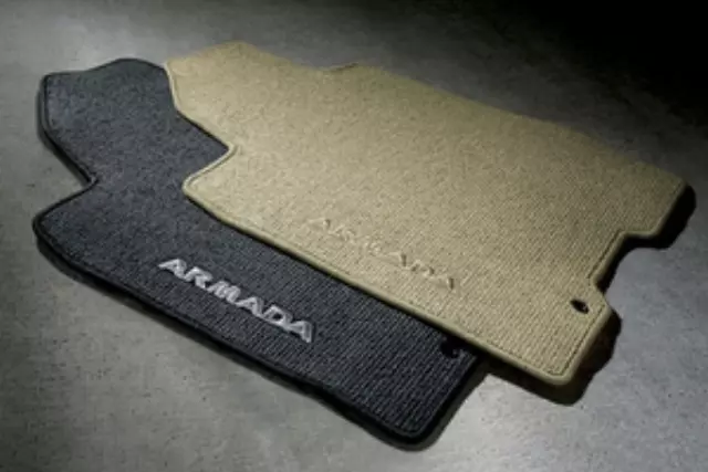 Floor Mats, Carpet, 2nd Row Console - Nissan (999E2-2U000BE)