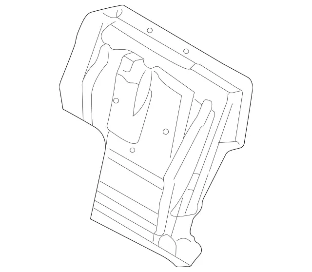 1639200616 - Rear Seat Bench: Padding for Mercedes-Benz: ML320, ML430, ML55 AMG Image image
