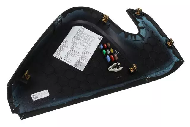 Jet Black Driver Side Instrument Panel Fuse Block Access Hole Cover - GM (84000567)