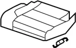 89300ZQ10C - Body: Cushion Assembly for Infiniti Image