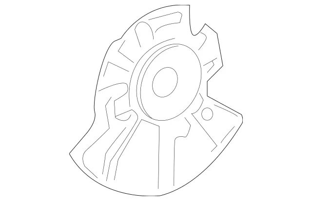 2304201444 - Brakes: Protective Metal Sheet for Mercedes-Benz: CLS500, CLS55 AMG, CLS550, E320, E500, E55 AMG, SL500, SL55 AMG, SL550, SL600 Image image