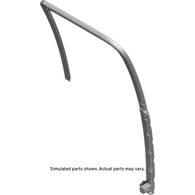 84462123 - : Driver Side Door Window Glass Run Channel for Chevrolet: Silverado 1500, Silverado 1500 LD, Silverado 2500 HD, Silverado 3500 HD | GMC: Sierra 1500, Sierra 1500 Limited, Sierra 2500 HD, Sierra 3500 HD Image