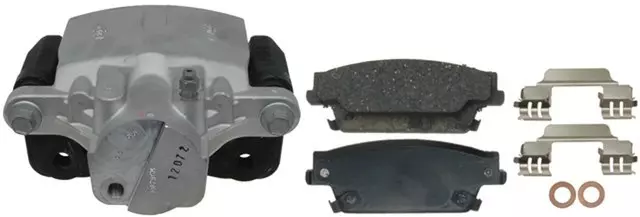 19285531 - : Rear Passenger Side Disc Brake Caliper Assembly (Loaded Non-Coated), Remanufactured for GM Image