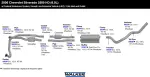 54717 - : Exhaust Pipe 3" Inlet (ID) 3" Outlet (OD) for Walker Exhaust Image
