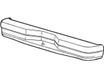 F4UZ17906D - Body: Bumper for Ford: E-150, E-150 Club Wagon, E-150 Econoline, E-150 Econoline Club Wagon, E-250, E-250 Econoline, E-350 Club Wagon, E-350 Econoline, E-350 Econoline Club Wagon, E-350 Super Duty, E-450 Econoline Super Duty, E-450 Super Duty, Econoline Super Duty Image
