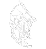 2226828602 - Panelling: Dampening, Firewall for Mercedes-Benz Image