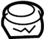 1655931U00 - Engine: Air Cleaner Body Cushion for INFINITI: FX35, FX45, G20, G35, I30, JX35, Q45, QX4, QX56, QX60 Image