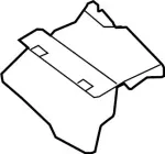 483825NA0B - Steering: Heat Shield for INFINITI: QX50, QX55 Image