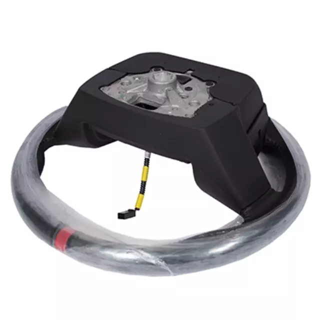 11 thru 14 F-150 OEM Ford Leather Red Accent Steering Wheel w/ Switches RAPTOR - Ford (BL3Z-3600-CB)