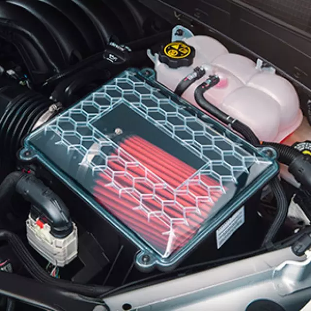 85114011 - Exterior: 6.2L Cold Air Intake System for Chevrolet: Silverado 1500 | GMC: Sierra 1500 Image