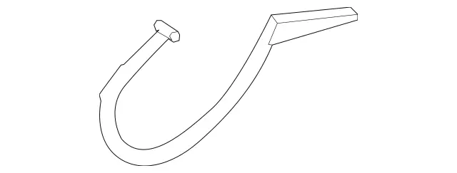 2047500628 - Trunk Lid: Hinge Bracket for Mercedes-Benz: C250, C300, C350 Image image