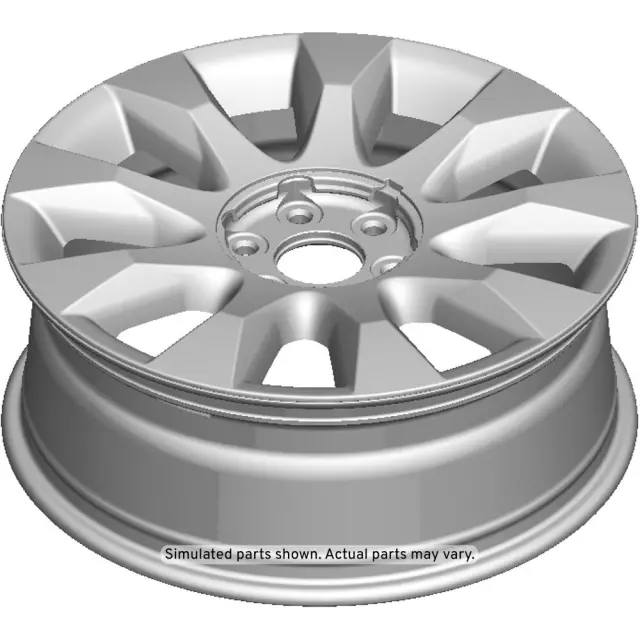 23345037 - : Dark Nickel Chrome Front and Rear Wheel for Buick: Enclave Image