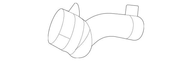 2058305102 - Radiator: Hose Line for Mercedes-Benz: C400, C43 AMG, C450 AMG, C63 AMG, C63 AMG S, GLC300, GLC43 AMG, GLC63 AMG, GLC63 AMG S Image image