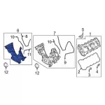 ML3Z6019F - : Timing Cover for Ford: F-150 Image