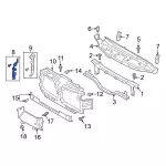 LC3Z8310H - Body: Air Deflector for Ford: F-250 Super Duty, F-350 Super Duty Image
