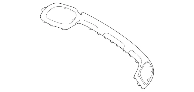 1678853103 - Attachment Parts: Cover, Bumper Area for Mercedes-Benz: GLE350, GLE450e, GLE580, GLS450, GLS580, Maybach GLS600 Image image