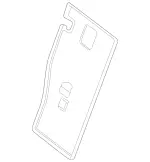 21392404008U16 - Body: Seat Back Panel for Mercedes-Benz Image