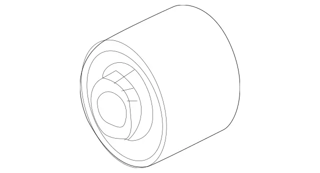 204333111464 - Front Axle: Hydromount for Mercedes-Benz: C250, C300, C350, E550, GLK250, GLK350, SLC300, SLK250, SLK300, SLK350 Image image