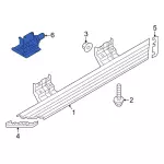 HK4Z16A506A - : Running Board Mounting Bracket for Ford: Transit-150, Transit-250, Transit-350, Transit-350 HD Image