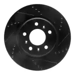 63352024R - : DFC Brake Rotor - Drilled and Slotted - Black for DYNAMIC FRICTION Image