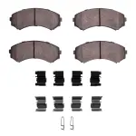 4000086701 - : DFC HybriDynamic Brake Pads Hrdwr Kit for DYNAMIC FRICTION Image