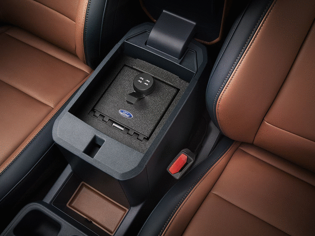 VNZ6Z9906202A - : Front Console Vault In-Vehicle Safe for Ford Image